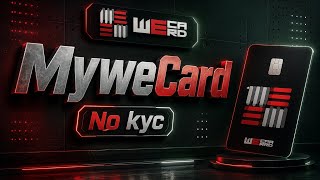 Cartão sem kyc, Wecard