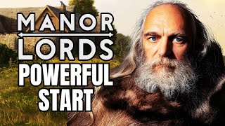 THIS IS A POWERFUL START | MANOR LORDS Gameplay Part 1 /w Commentary
