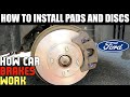 Car Brake Pads and Rotors: No More Squeaky Brakes. Ford Fiesta Ecoboost
