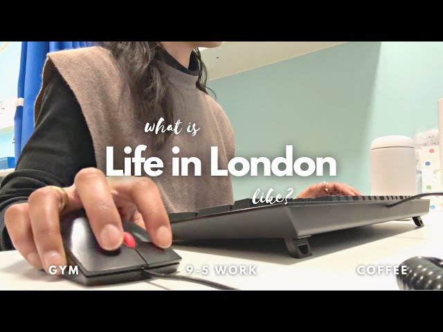 9-5 Work Week In My Life • What Life In London Looks Like • Cooking, Gym, Cleaning 🇬🇧 class=