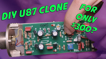 DIY a $300 Neumann U87 "Clone" - Studio Projects C1 u87 Mod