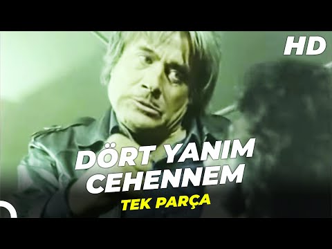 Dört Yanım Cehennem | Cüneyt Arkın Türk Filmi Full