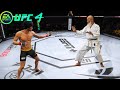 UFC4 Bruce Lee vs Old Karate Fighter EA Sport UFC 4 - Epic