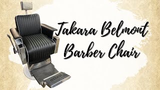 Restoration Upholstery Vintage Takara Belmont Barber Chair Restoration