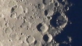 : Moon Closeup: South Pole Side | Moon Watching Through Nikon Coolpix P1000