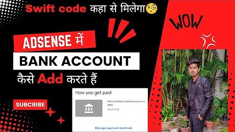 How to Add Bank Account in YouTube 2024 || Adsense me account kaise add kare || YouTube account add