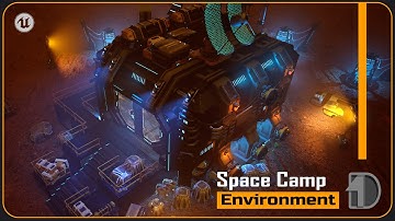 Sci-Fi Space Station Camp Walkthrough - Unreal Engine Asset Pack