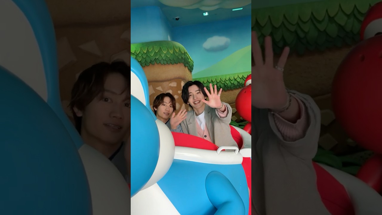 🌎#なにわ男子 のユニバVlog 👦🏻🌟何も言わなかったら一生乗ってそう
