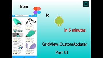 Lession 10: Custom Adapter for GridView Android X-Part 01