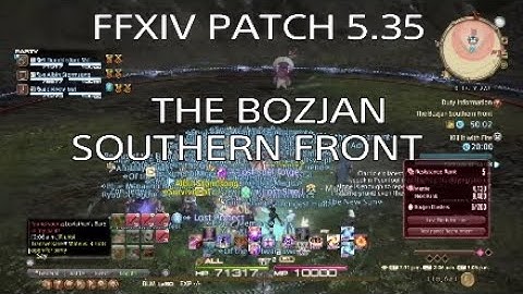 FINAL FANTASY XIV PATCH 5.35  THE BOZJAN SOUTHERN FRONT
