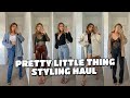 BRUNCH OUTFIT IDEAS | PRETTY LITTLE THING STYLING HAUL