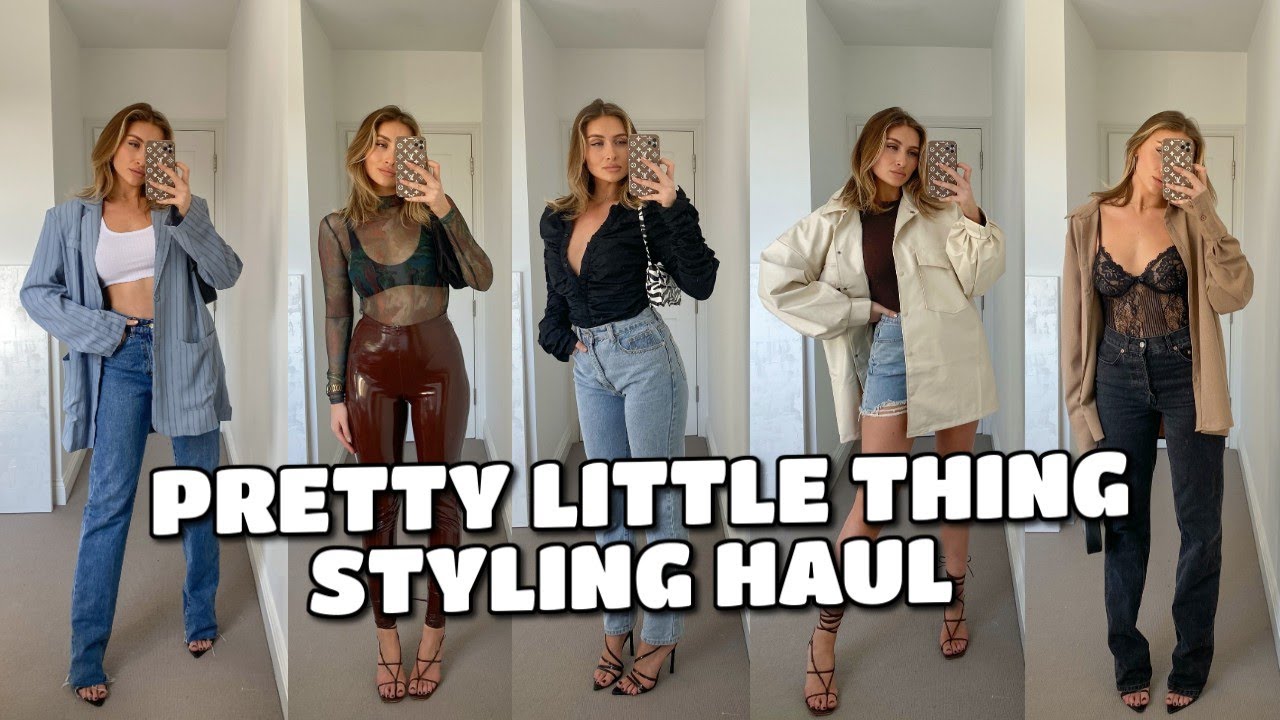 BRUNCH OUTFIT IDEAS PRETTY LITTLE THING STYLING HAUL YouTube