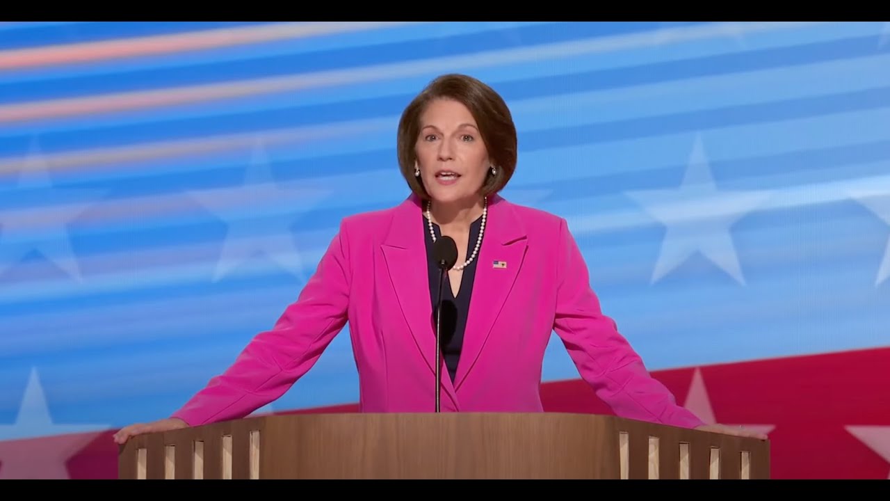 Sen. Catherine Cortez Masto speaks at the 2024 Democratic National ...