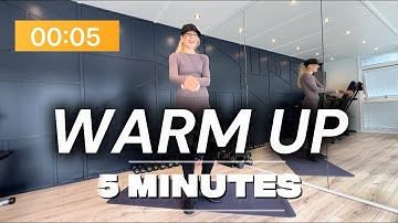 5 MIN WARM UP 🔥 | 10 Moves | No Equipment | Quick warm up | Pre workout 
