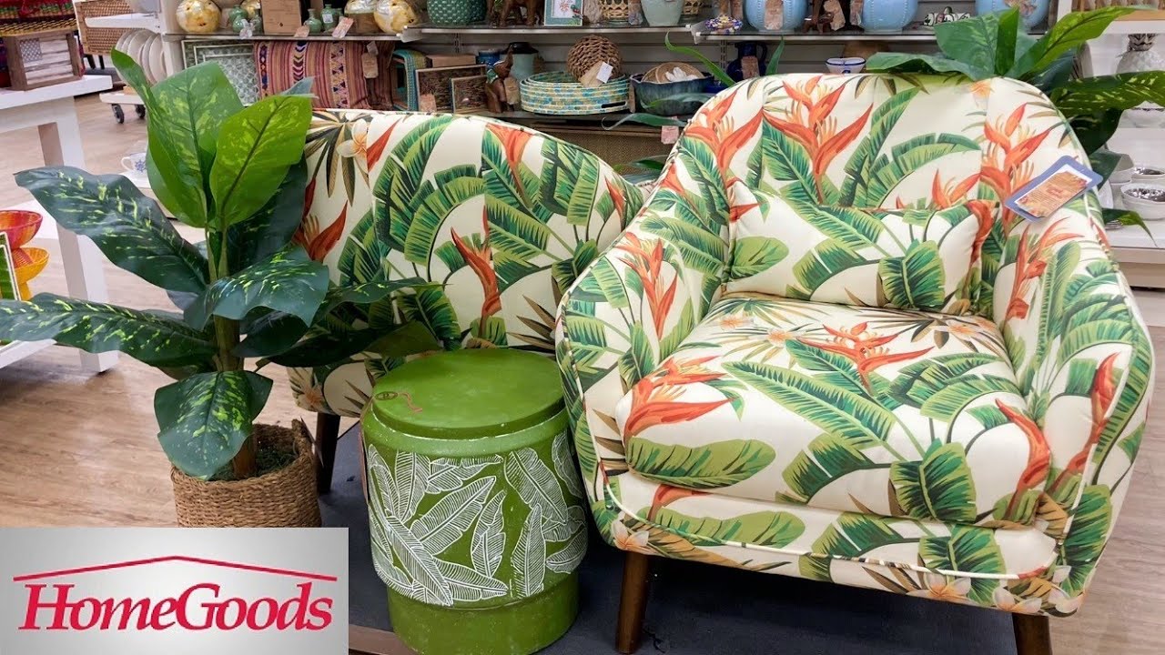HOMEGOODS SHOP WITH ME FURNITURE ARMCHAIRS TABLES DECOR PATIO FURNITURE