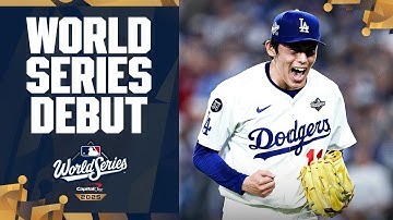 Roki Sasaki records five BIG outs for the Dodgers in his World Series debut! 💪 | 佐々木朗希ハイライト