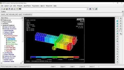 Natural Frequency in ANSYS - (VIT Syllabus) - by Ankit Krin