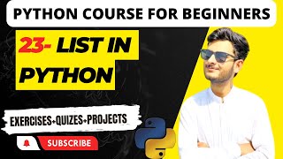 23.Python Lists: Storing and Manipulating Collections of Data