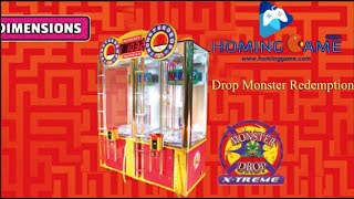 2019 HomingGame Hot Sale Monster Drop Slam 2 Player Redemption TickeGame Machine screenshot 5