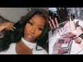 Chit Chat GRWM: My NEW Everyday Makeup Routine, Colored Contacts, & HD Lace Wig FT Doubleleaf Wig
