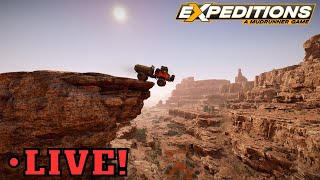 Expeditions A MudRunner Game Live Gameplay! Finishing Off Arizona! (Hopefully)