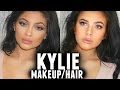 KYLIE JENNER MAKEUP & HAIR TUTORIAL