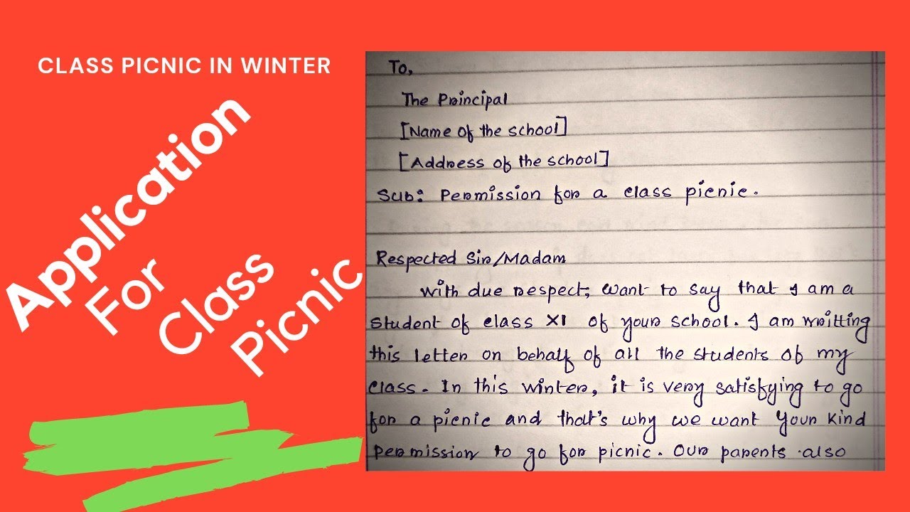 Write An Application For Permission To Go On Picnic Permission For write-an-application-for-permission-to-go-on-picnic-permission-for