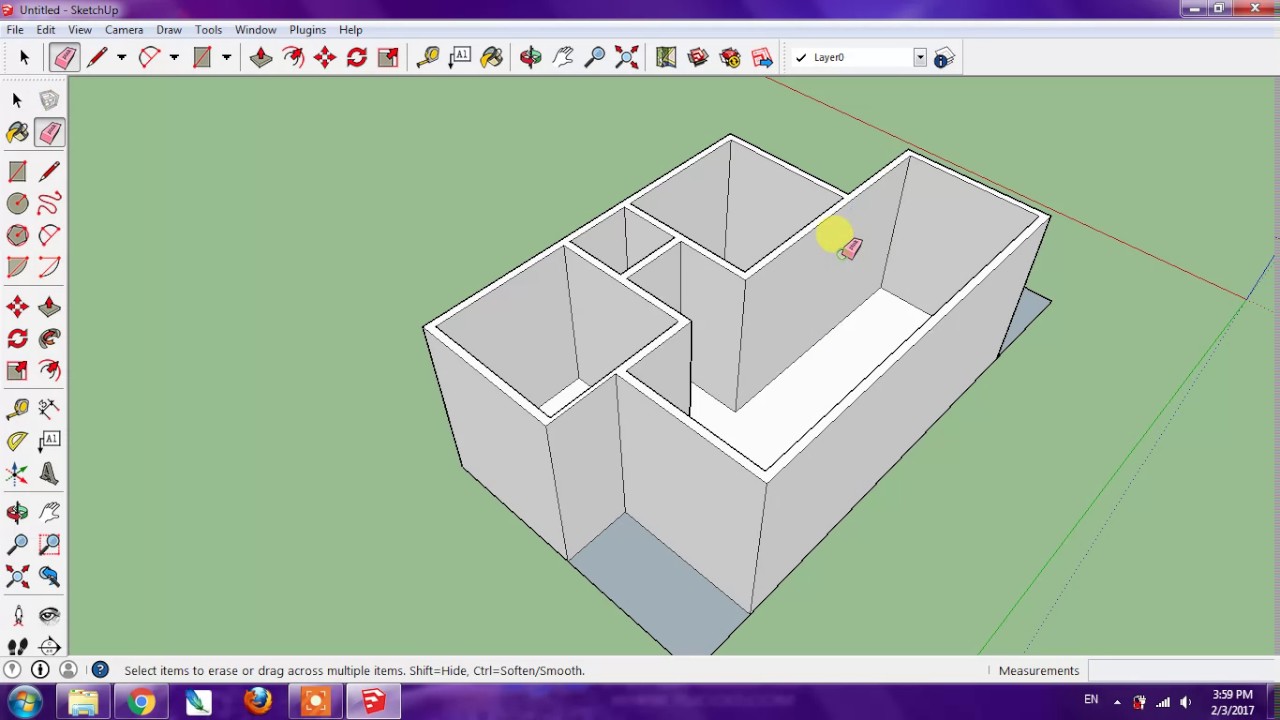 Tutorial Sketchup Membuat Rumah Part 1 YouTube