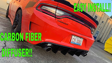 Dodge Charger DIFFUSER INSTALL!!! STEP BY STEP!!!