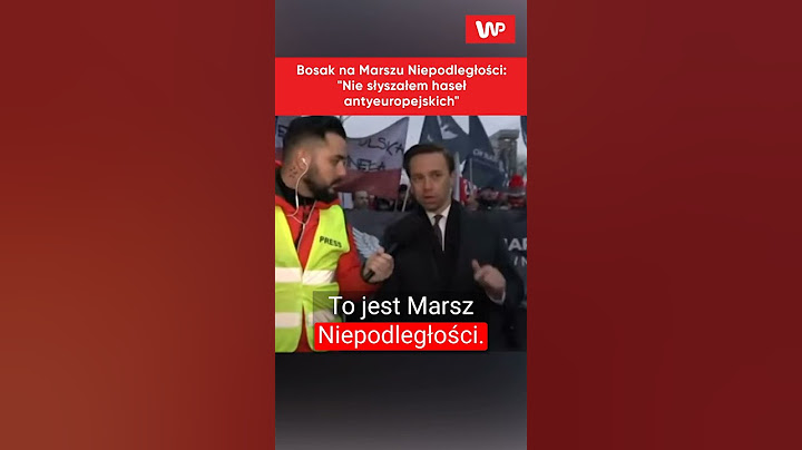 Bosak na Marszu Niepodległości: Nie słyszałem haseł antyeuropejskich