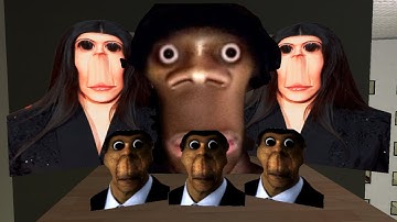 POV HI MY NAME IS AUUGHH ROSHALIA AND CRAZY OBUNGA #gmod #nextbots