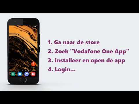 Vodafone One Net - Smartphone App - Downloaden en inloggen App