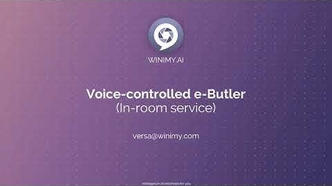 Hotel AI Concierge BOT -  In Room Service Demo over Telephone