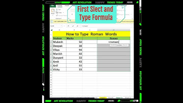 How to Convert a number to Roman numeral in MS Excel 2019 #shorts