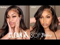 CLEAN GIRL MAKEUP | GO- TO EVERYDAY SOFT GLAM + (Simple, Natural &amp; Lightweight WOC)