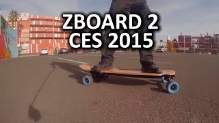 ZBoard 2 Blue Next Gen Electric Skateboard - CES 2015 ZBoard 2 Blue Next Gen Electric Skateboard - CES 2015