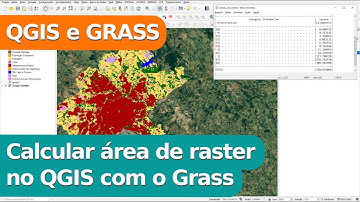 Calcular área de raster no QGIS com GRASS