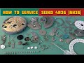 SEIKO Full Service NH36, 4R36 Automatic Movement | Assembly and Disassembly Tutorial | SolimBD