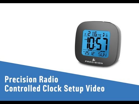 Precision Radio Controlled Alarm Clock Instructions | Unique Alarm Clock
