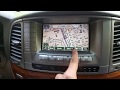 Краткий обзор штатной навигации Lexus LX470 2007 (для Арабского рынка UAE)