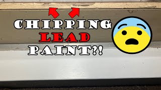 How I improve a chipping LEAD PAINT situation on exterior trim and doors!