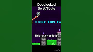 Deadlocked secret way/swag route! #geometrydash #gd #shorts
