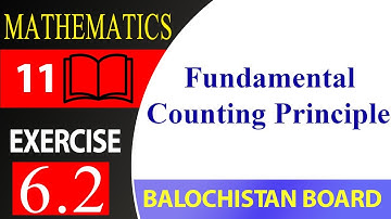 11th math unit 6 | Fundamental Counting Principle | class maths 11 | fsc maths part 1 | maths XII