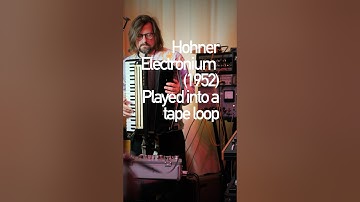 1952 synth played into a tape loop #synth