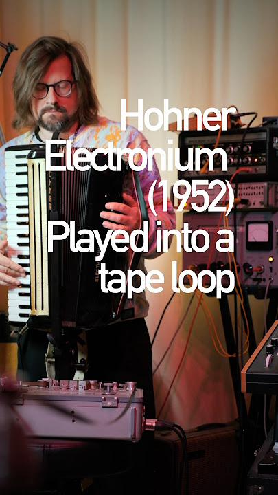 1952 synth played into a tape loop #synth