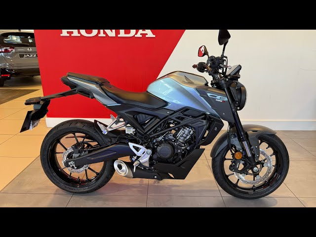 New 2026 CB125R in Zefiro Blue @ John Banks Honda Motorcycles