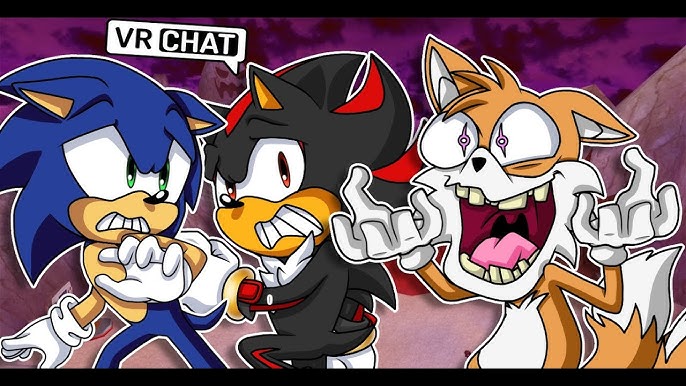 SONIC AND SHADOW GETS STUCK IN A ZOMBOT ZONE! IN VR CHAT! 