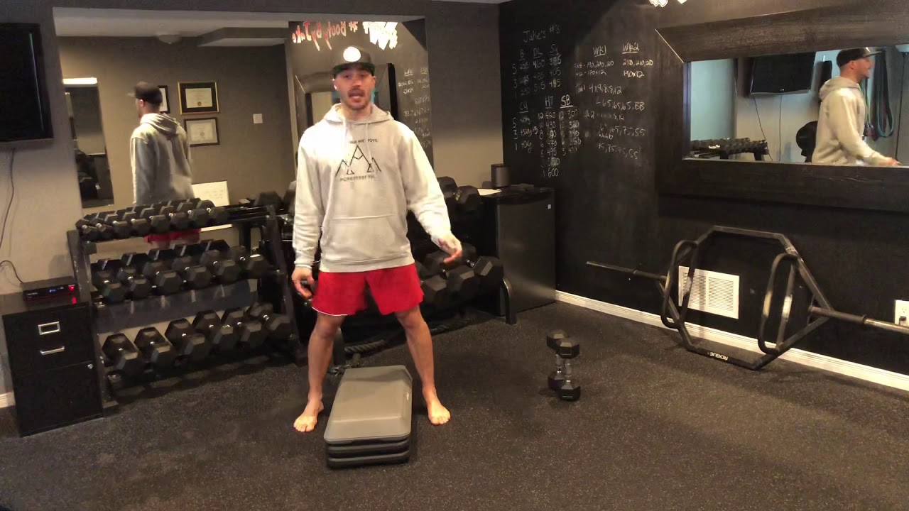 Squat Riser Tabata- Riser Up and Downs + Pulse Squats - YouTube