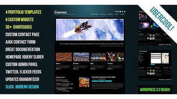 Cosmos - Creative WordPress Theme | Themeforest Website Templates and Themes