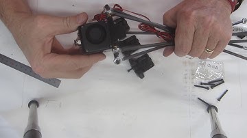 Anycubic Linear Plus Delta Build 7 Installing the Linear Slides and the Print Head Assembly
